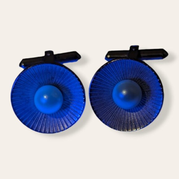 Vintage Destino Sterling & Pearl Cufflinks - Picture 5 of 7